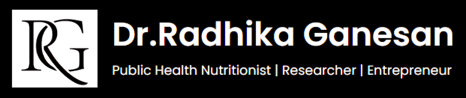 Dr. Radhika Ganesan Logo